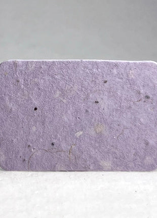 Personalized Seed Paper Gift Tag | Add Your Message, Choose Your Font | 1.5" x 3" Scalloped Tag | Set of 36