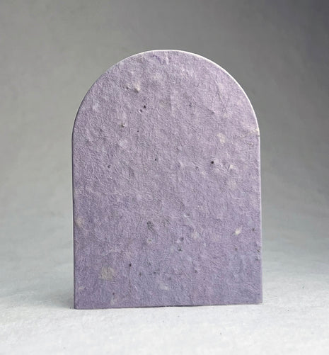 Arch Shape Card - 2.4" x 3.25"- Handmade Wildflower Seed Paper - Set of 18