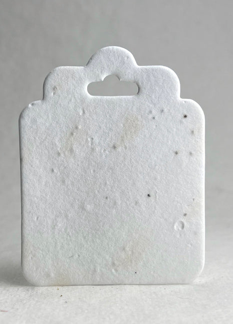 Custom, Personalized Large Seed Paper Tags - 2.75" wide by 3.5" tall - Set of 12