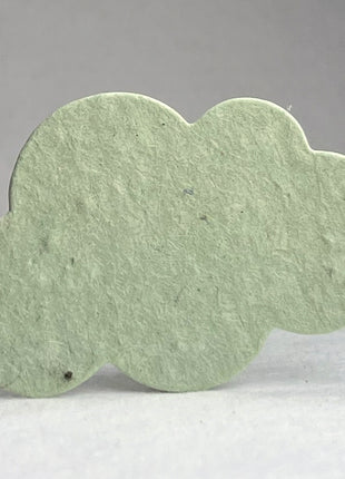 Custom, Personalized Handmade Seed Paper Memorial Cloud Shapes - 3" x 2" - Set of 24