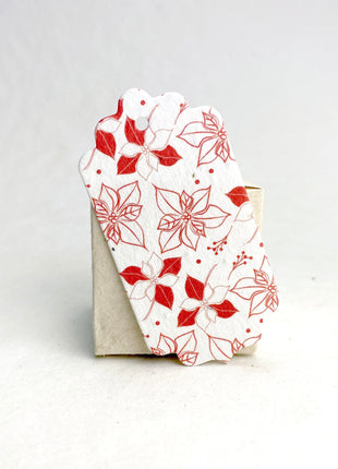 Personalized Seed Paper Gift Tags - 1.5" x 3" - Double Sided with Art & Message - Set of 36 or 96