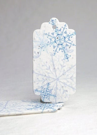 Personalized Seed Paper Gift Tags - 1.5" x 3" - Double Sided with Art & Message - Set of 36 or 96