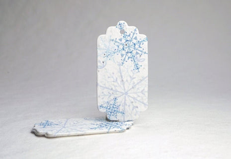 Personalized Seed Paper Gift Tags - 1.5" x 3" - Double Sided with Art & Message - Set of 36 or 96