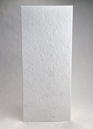 white cotton seed paper card