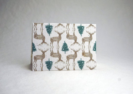 Personalized Holiday Cards - Add your Message - Wildflower Seed Paper - Set of 10 w/ Envelopes