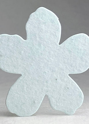 Personalized Handmade Wildflower Seed Paper - Flower Shape - 2.5" x 2.4" - Set of 24