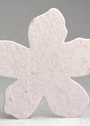 Personalized Handmade Wildflower Seed Paper - Flower Shape - 2.5" x 2.4" - Set of 24