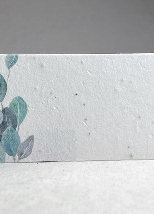 Place Cards - Custom Printed with Guest Names - Handmade Seed Paper