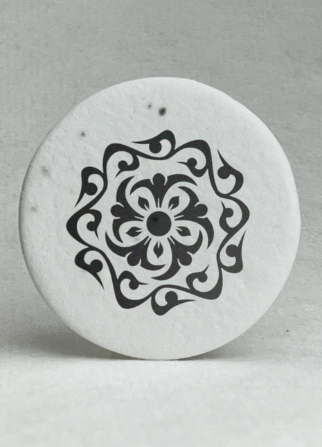 Personalized Wildflower Seed Paper Circles - 2" Diameter - Logo Upload - Set of 24