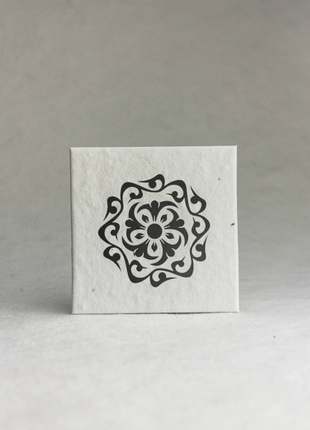 Handmade Seed Paper Squares - Logo Upload - 2" x 2" - Set of 24 with Planting Directions